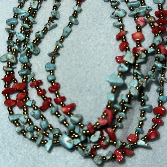 Stone/ beads necklace - Picture 2 of 4
